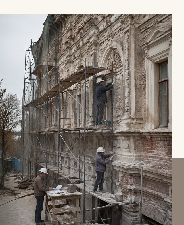 Реставрация объектов культурного наследия под ключ в Россоши